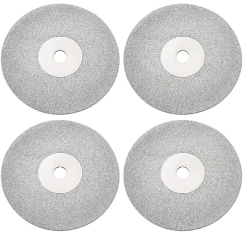 Create idea Lot de 4 meules avec ouverture de 3,8 mm de diamètre extérieur de 40 mm pour perceuse portable, affûteuse multifonction, accessoires