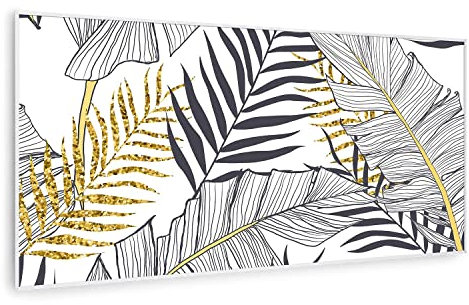 Klarstein Air Art Smart Chauffage Infrarouge, 700W Radiateur Electrique pour Maison, Contrôle via l'Application IoT/WiFi, Détection de Fenêtre Ouverte, Chauffage Mural, Thermostat, Econome, Sans CO2