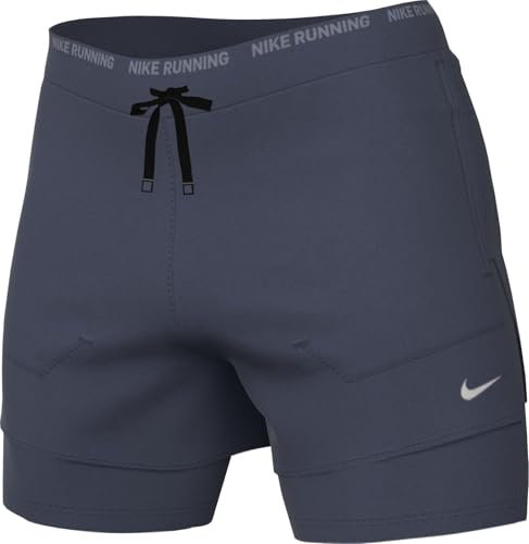 Nike Stride Dri-Fit Hybrid-Laufshorts Für Herren (Ca. 12,5 cm), Thunder Blue/Reflective Silv, DM4757-437, XL