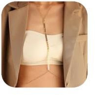 BelleVive 14K Gold Körperketten für Frauen, Sexy mehrlagige Bauchkette, Bikini-BH-Kette, mehrlagige Körperketten, Nachtclub-Taillen-Bauchkette, Sommer-Strand-Strass-Körperschmuck