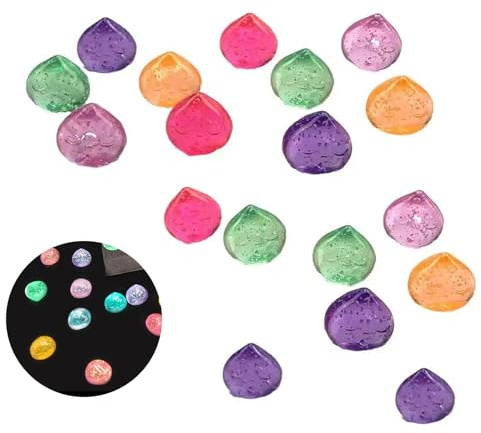 Piedras Iuminosas 50 Unidades Guijarros Brillantes Para Rellenar Bolsas De Regalo Decoración De Fiestasy Más
