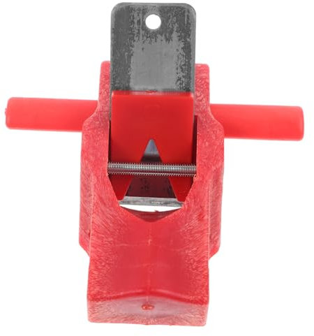 LALAFINA Raboteuse à Main PP pour Travail Du Outil de Finition Ergonomique avec Poignée Rouge Performance de Rabotage pour Vos Projets de Menuiserie