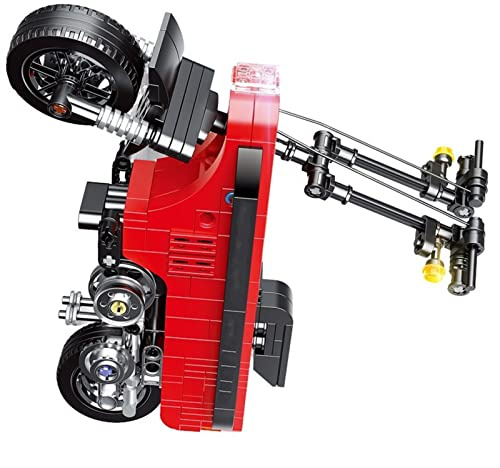 Kit Di Blocchi Creativi Per Motociclette Mattoni Per Moto Modello Classico Giocattoli Per Bambini Per Ragazzi Ornamento Regalo Vari Stili E Colori