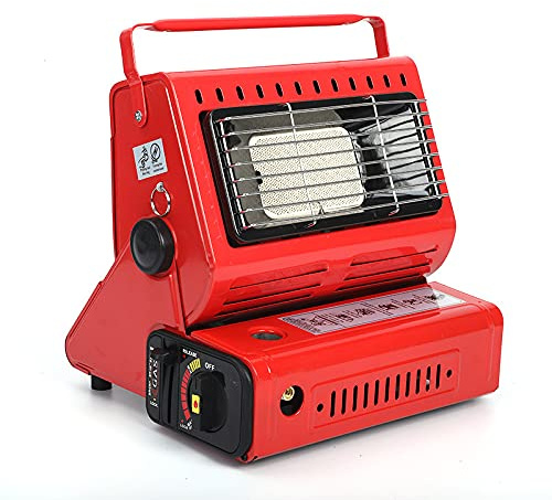 Riscaldatore a gas portatile, ad alta efficienza energetica, riscaldamento rapido, compatto, per campeggio, pesca e uso all'aperto