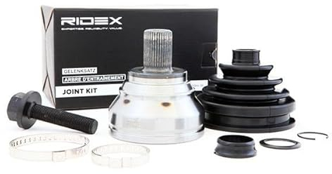 RIDEX Juego de articulación árbol de transmisión Delantero, izquierda Delantero, derecha Delantero M16x1,5 5J0003 Junta Homocinética compatible con VW Passat B8 Variant 3G5, CB5 GOLF VI 5K1 TOURAN 1T3