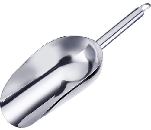 Westmark Back-/Abwiege-/Abfüllschaufel, Füllvolumen: 300 ml (ca. 400 g Mehl), Rostfreier Edelstahl, Halia, Silber, 91052270