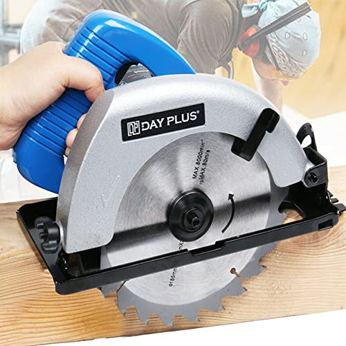 Professional Handkreissäge Elektrische Kreissäge, Einstellbarer Schnitttiefe und Winkel, 180mm Sägeblatt, 900 W, max. 55mm, Softstart, Gehrungsschnitte bis 45°