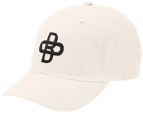 Oblack Gorras de Hombre Beisbol Beige Gorras Mujer Baseball Negro Transpirable de Algodón Off White con Visera Ajustable - Gorra Trucker