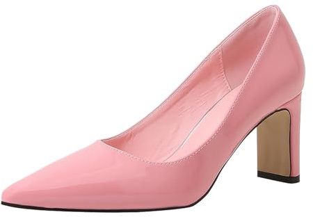 Scarpe col Tacco Donna con Tacco Alto a Spillo Sexy Scarpe col Tacco Donna Décolleté retrò per Donna Slip on Comode Chiuse a Punta Classico High Heels Dress Pumps Ufficio Casual