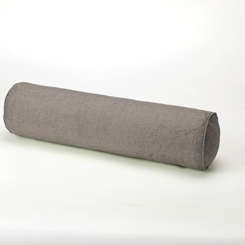 ADUODAO Cuscini rotondi per divano e letto per supporto collo/lombare, cuscini lavabili per braccioli, cuscini cilindrici da giardino, cuscini per braccioli da esterni (80 * 20 cm, Grigio scuro)