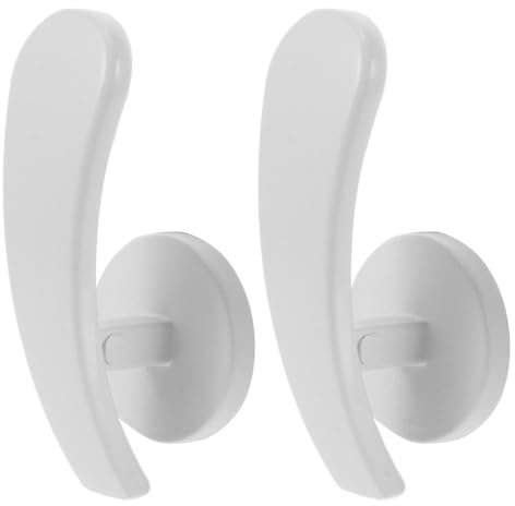 TOYANDONA 2 Piezas Gancho para Cortinas Soporte de Pared para Cortinas Interiores Gancho Colgante de Aluminio y Drapeados Diseño Simple y Elegante