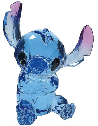 Enesco Facets Disney - Statuetta di Lilo e Stitch seduta, 15,2 cm, colore: blu