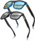 Two Horizons Sonnenbrille Herren Polarisiert | 2er Set Polarisierte Sonnenbrille | 100% UV-Schutz | Retro-Design | Ideal für Outdoor-Aktivitäten | Mit Etui und Mikrofaser-Beutel | Sonnenbrille Damen