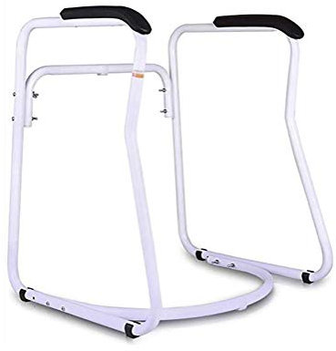 BALAMI Toilettenrahmen, WC-Sicherheitsschienen allein mit Armlehne Badezimmer Sicherheitsassistent Rahmen Toilettensitzerhöhung für ältere Senioren Behinderung und Behinderte Anwendbar für Alleinleben