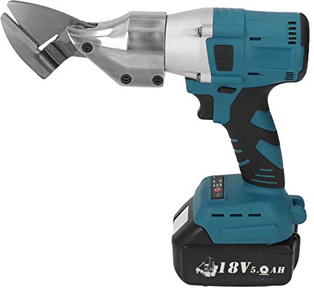 Cordless Electric Metal Scissors Shears, 360° Rotating Head Robust Practical ABS Electric Metal Shear Cutting Tool