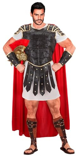 W WIDMANN MILANO Party Fashion - Centurione romano da uomo, set costume 4 pezzi da comandante e soldato per Carnevale