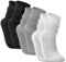 Firtink 3 Paar Damen Slouch Socken, Herbst Winter Knit Cotton Slouch Socken für Damen, Kniestrümpfe Lange Socken Scrunch Kniehohe Stiefelsocken Baumwoll Strickstiefel Strümpfe, Einheitsgröße