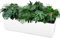 CPROSP 40cm Jardinera Rectangular Autorriego con Indicadores de Nivel de Agua, Autorriego Maceta, Jardinera De Riego Maceta Auto para Exteriores, Techos, Balcones Blanco