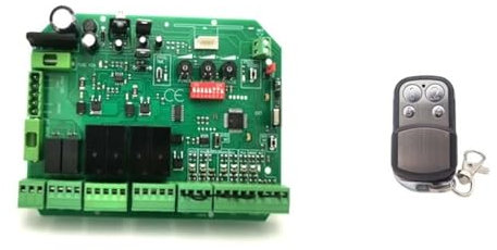 Circuit imprimé de commande de portail battant/coulissant DC24V/12V connecté à une régulation de vitesse à double moteur et à une fermeture automatique de la porte pour les usines, les écoles, les rés