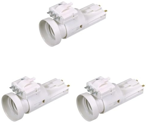 Douille Dcl E27 + Fiche 2 Poles + Terre (Lot de 3)