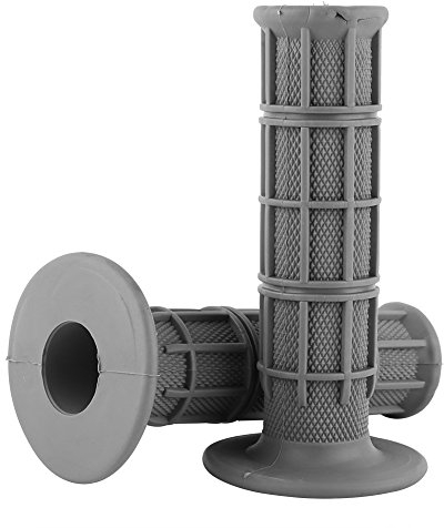 VGEBY Lenkergriffe, universal, rutschfest, aus Gummi, für Motorrad, Fahrrad, 22 mm (Farbe: Grau)