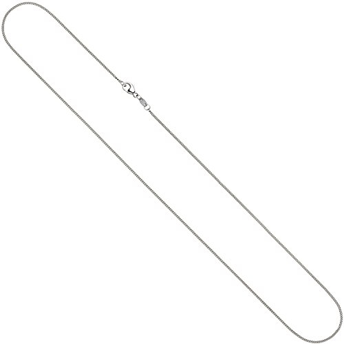 Jobo Damen Platinkette Rund-Anker-Kette aus 950 Platin 1,2 mm 45 cm