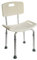 OrtoPrime Silla para Ducha Ortopédica - Taburete Baño con Respaldo - Asiento para Ducha Regulable en Altura - Silla para Ducha para Personas Mayores - Antideslizante Ducha
