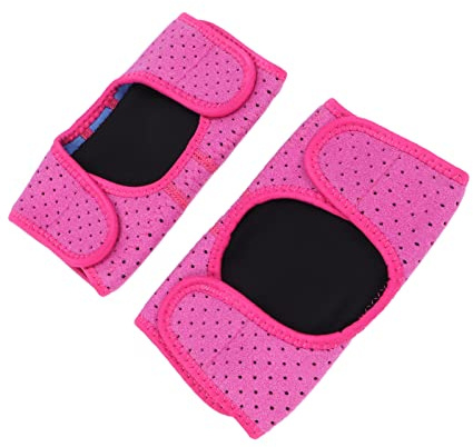 Kids Elbow Support Brace, Breathable Comfortable Strong Support Adjustable Size Relieve Pain Kids Elbow Brace Pads for Children for Outdoor Use(rose Red)