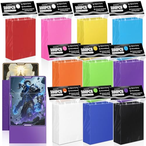 Custodie per carte collezionabili da 1000 ct, perfette per MTG, custodia opaca, morbida protezione per carte sportive, per carte TCG standard, adatte per MTG 66 x 91 mm