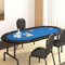 Lauuoeriau Tische, Poker & Spieltische, zusammenklappbar für 10 Spieler, 208 x 106 x 3 cm, Blau