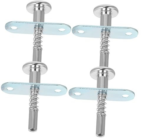 WATIIFUFU Federriegel Für Kinderbetttüren 4 Stück Metall-kolbenriegel Sicher Für Babys Installieren Reparaturset Für Fenstergitter Zufällige Farbe