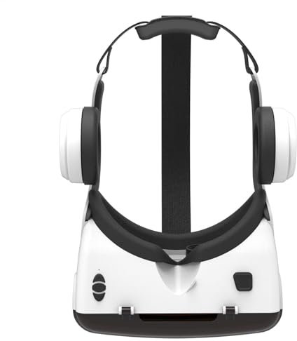 Gafas 3D VR | Lentes Ajustables de Realidad Virtual HD 3D para teléfono Celular | Gafas VR antiluz para niños y Adultos