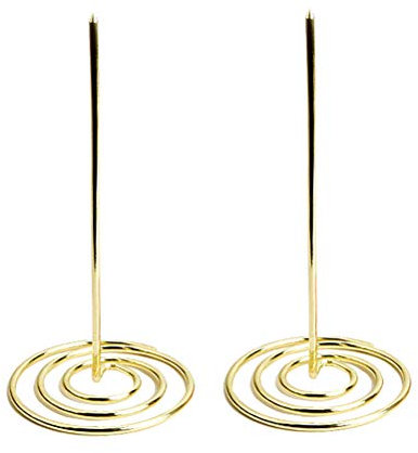 NUOBESTY Zettelspießer Rechnung Menü Karten Bill Halter Büro Schreibtisch Restaurant Küche 2St