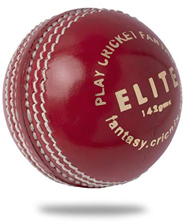 Cricnix Cricket Ball Elite Red Leather 5oz (1-Pack) for Women or Juniors Match