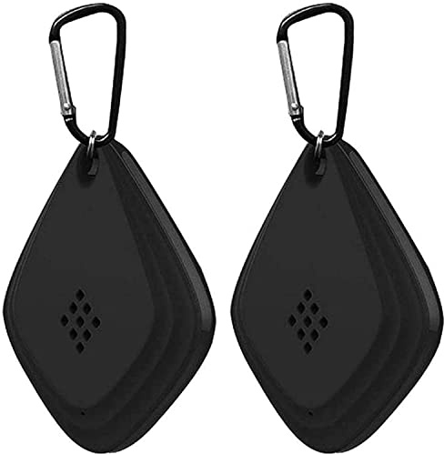 Protezione ultrasonica delle pulci e delle zecche, repellente elettronico degli insetti, collare di protezione ultrasonica delle pulci e delle zecche, accessori per animali domestici per (nero + nero)
