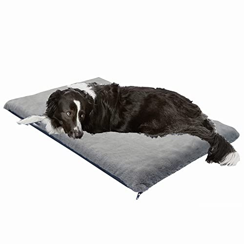 Coussin Grand Chien Dehoussable,Comfy Panier Chien Orthopedique XXL,Lit Coussin Chien Chat Apaisant Tapis pour Chien Grande Taille,Matelas,canapé, Oreiller Doux