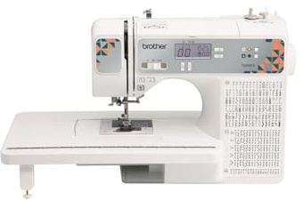 Brother FS200CE Sewing Machine, 200 stitches, 2 lettering, Wides Table, Hard Case