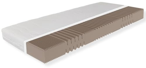 Sleepneo Matratze 160x200, Härtegrad H5, Höhe 18cm, 7 Zonen Kaltschaummatratze 160x200 cm, Antibakterieller Active Greenfirst Bezug ideal für Allergiker, waschbar mit 4-seitigem Reißverschluss