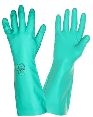 3Kamido Gants Caoutchouc Professionnels en Nitrile, pour Cuisine, Salle de Bain, Laboratoire, Industrie, Nettoyage, Protection Contre Les germes, Chimiques ménagers (1 Paire, 10 XL)…