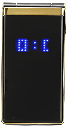 Téléphone Portable 2G Débloqué Senior Flip, Gros Bouton Facile à Utiliser, Grand écran 2,8 Pouces, Lampe de Poche LED, Haut-parleurs Plus Forts, Appels Mains Libres, Double Emplacement pour Carte SIM