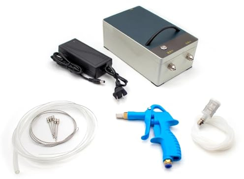 LeTkingok Elektrisk Sprutpump för Köttsaltlösning, Högtrycksbaconpumppistol Elektrisk Injektor Köttprocessor med 316 Nål Av Rostfritt Stål (1 nål)