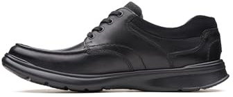Clarks Cotrell Edge, Oxford Hombre, Blk Smooth Lea, 41 EU