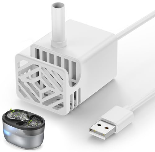 oneisall Pompa di ricambio per fontana per gatti da 2,5 l, accessorio per gatti