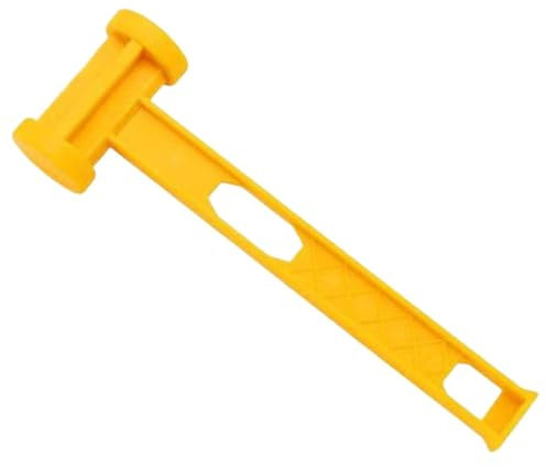 demaxiyad Maillet de camping, marteau de perçage, marteau de tente facile à transporter, marteau de piquet antirouille en polyéthylène robuste pour la randonnée