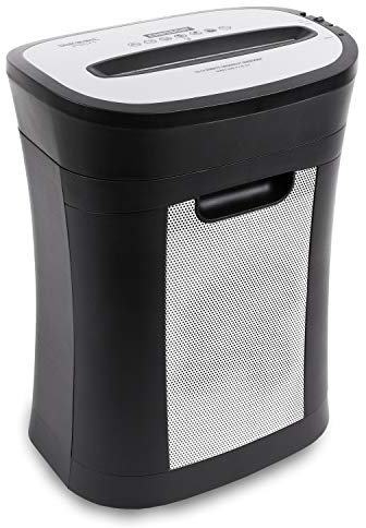 Duronic PS571 Aktenvernichter | 12 Blatt Partikelschnitt P4 | 19 Liter Papierkorb | Kreuzschnitt Schredder für mehr Datenschutz | Zerkleinerer für Kreditkarten | Reisswolf mit Start-Stopp-Automatik
