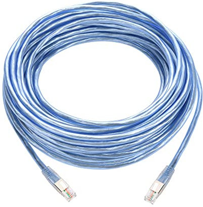 Beszin 15,2 m skärmad RJ11-modemkabel för höghastighetsinternet, höghastighets DSL-modem, höghastighetsdataöverföring, Ethernet-telefonjackkabel för hem