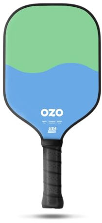 OZO Pickleball – Spark Inceptra Gelato – USAPA-Zugelassener Kontroll-Schläger für Anfänger – Fiberglas-Oberfläche (Pistazie-Zuckerwatte), Pistachio & Cotton Candy