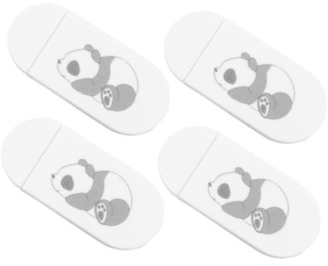 HOMSFOU 4piezas Deslizante Tapa Camara Web Protector Deslizante para Computadora Funda para Tabletas y Portátiles Diseño De Tortuga Ultrafino