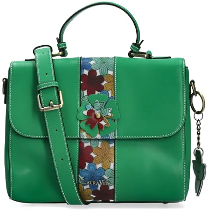 Laura Vita Borsa da donna Alicia 02, colore:verde