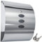 tectake® Edelstahl Briefkasten - Diverse Modelle - (Typ 2 | Nr. 400498)